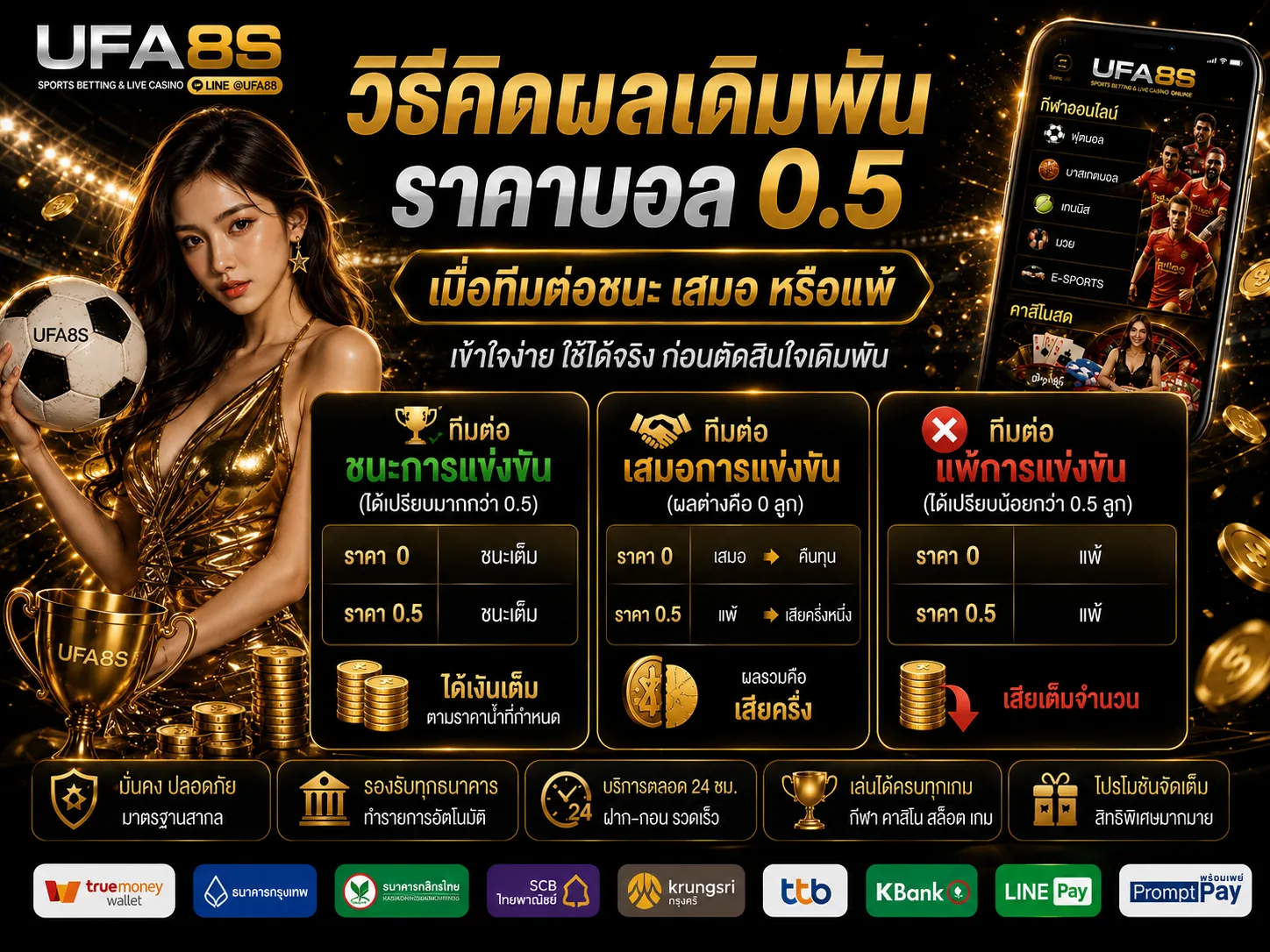 ราคาบอล 0.5